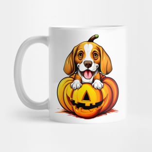 Beagle Dog inside Pumpkin #1 Mug